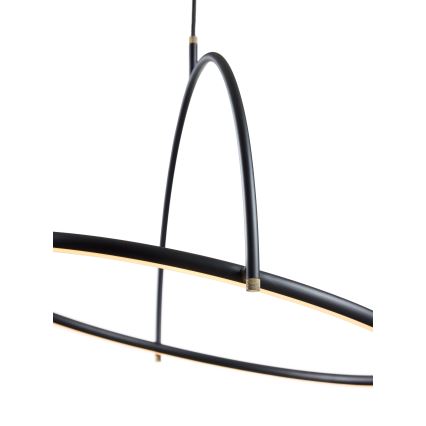 Halo Design 749539 - LED viseča svetilka na kablu TILT z možnostjo zatemnitve LED/40W/230V, premer 40 cm, črna