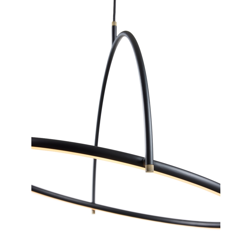 Halo Design 749539 - LED viseča svetilka na kablu TILT z možnostjo zatemnitve LED/40W/230V, premer 40 cm, črna