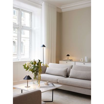 Halo Design 800803 - LED zatemnljiva zunanja polnilna namizna svetilka HYGGE LED/3W/4000 mAh IP54 črna