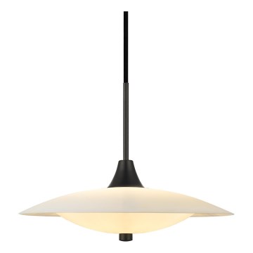 Halo Design 991294 - Lestenec na kablu BARONI 2xG9/18W/230V Ø 35 cm, bela/črna