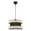 HALO viseća lampa 1xE27/60W/230V crna/krem