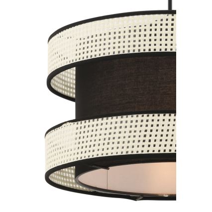 HALO viseća lampa 1xE27/60W/230V crna/krem