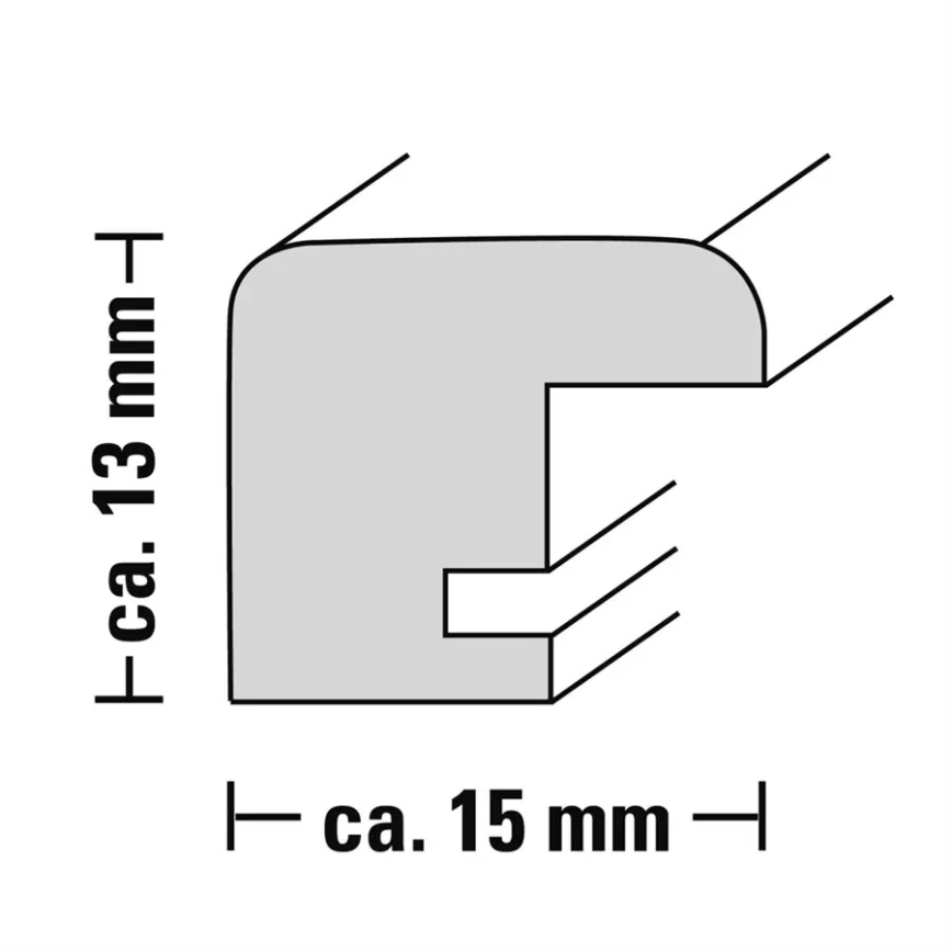 Hama - Okvir za fotografije 10x15 cm črna