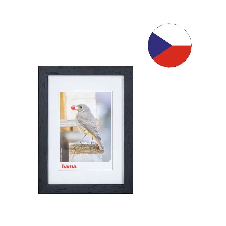 Hama - Okvir za fotografije 13x18 cm bor/črna