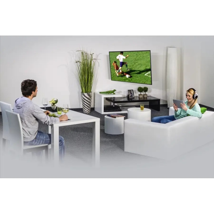 Hama - Stenski nosilec za TV z zgibom 32-65" črna