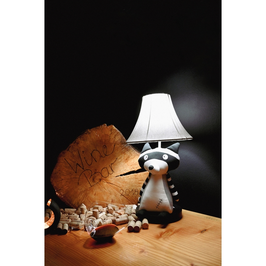 Happy Lamps - LED otroška namizna svetilka BEN LED/5,4W/230V raccoon