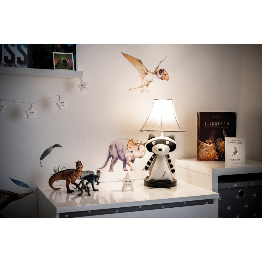 Happy Lamps - LED otroška namizna svetilka BEN LED/5,4W/230V raccoon