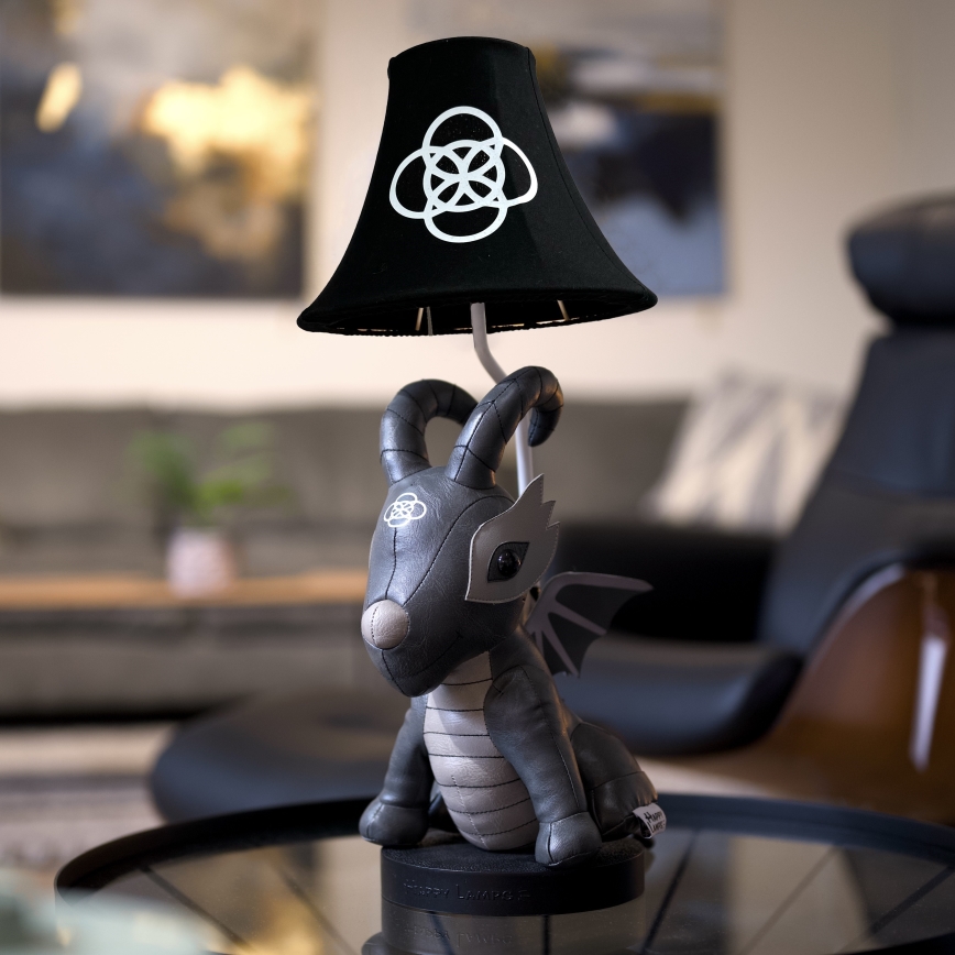 Happy Lamps - LED otroška namizna svetilka BLACK DRAGOON LED/5,4W/230V zmaj