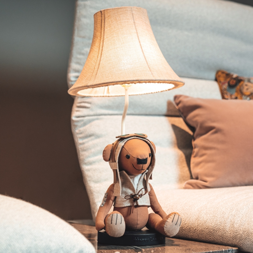 Happy Lamps - LED otroška namizna svetilka CHARLES LED/5,4W/230V medved
