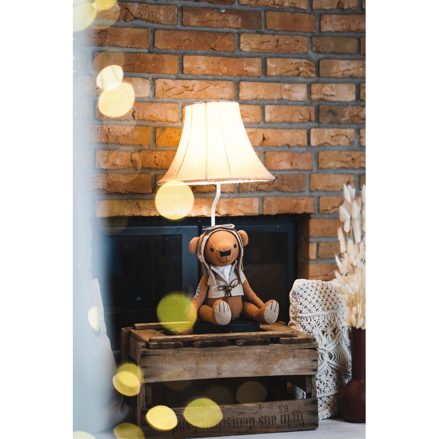 Happy Lamps - LED otroška namizna svetilka CHARLES LED/5,4W/230V medved
