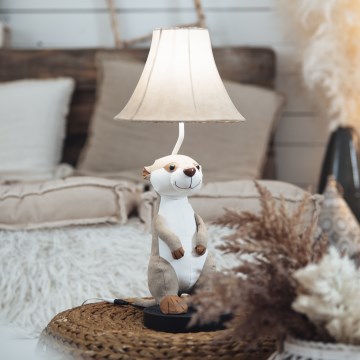 Happy Lamps - LED otroška namizna svetilka EDDIE LED/5,4W/230V meerkat