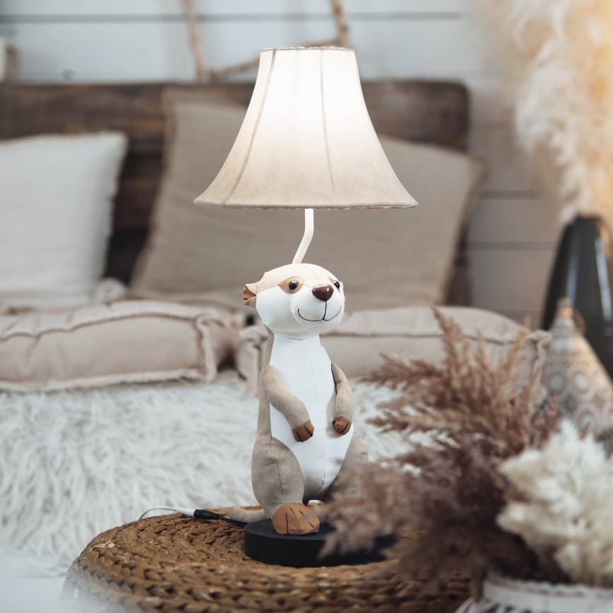 Happy Lamps - LED otroška namizna svetilka EDDIE LED/5,4W/230V meerkat
