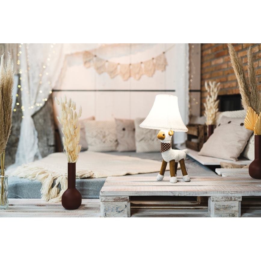 Happy Lamps - LED otroška namizna svetilka WOLLE LED/5,4W/230V ovčka