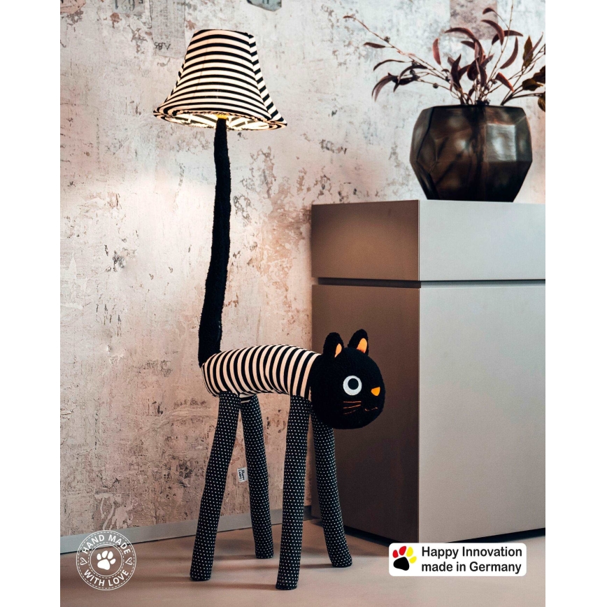 Happy Lamps - LED Otroška talna svetilka LUNA LED/5,4W/230V mačka