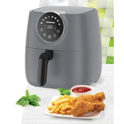 Heinner HAF-B6GREY1700 - Friteza na vroči zrak 5,7 l 1700W/230V siva