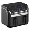 Heinner HAF-KDB1700BK - Dvojna zračna friteza 8,5 l, 1700 W/230 V, črna
