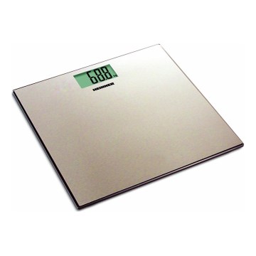 Heinner HBS-180SSGD - Digitalna osebna tehtnica 2xAAA iz nerjavnega jekla