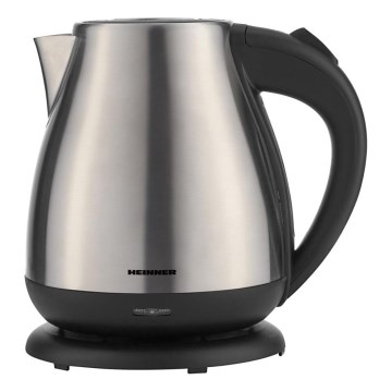 Heinner HEK-17IX - Električno kuhalo za vodo 1,7 l 2200W/230V mat krom/črna