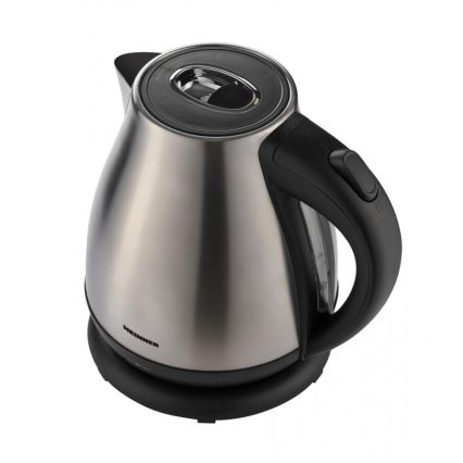Heinner HEK-17IX - Električno kuhalo za vodo 1,7 l 2200W/230V mat krom/črna