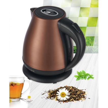 Heinner HEK-17IXC - Električni kuhalnik vode 1,7 l 2200W/230V v bakreni barvi