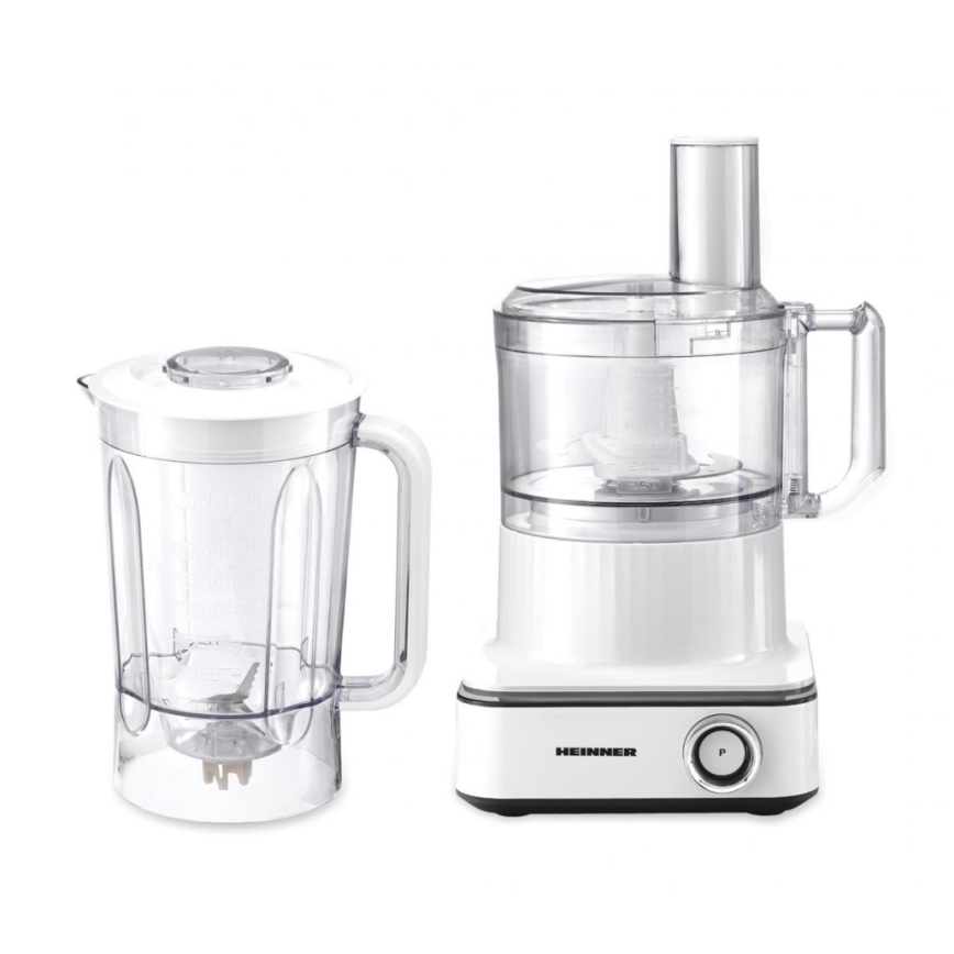 Heinner HFP-K1000WP - Kuhinjski robot 1000W/230V v beli barvi