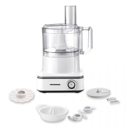 Heinner HFP-K1000WP - Kuhinjski robot 1000W/230V v beli barvi