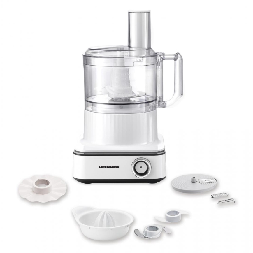 Heinner HFP-K1000WP - Kuhinjski robot 1000W/230V v beli barvi