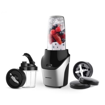 Heinner HSB-T1000SS - Nutri mešalnik za smoothie 1000W/230V matiran krom/črna