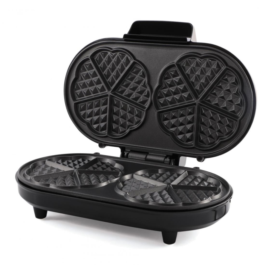 Heinner HWF-1000CR - Vafeljnik 1000 W/230 V črna/rožnato zlato