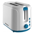 Heinner TP-750BL - Toster z dvema režama 750W/230V bela/modra