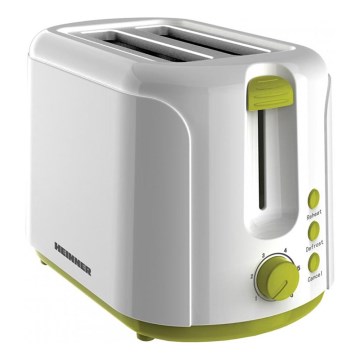 Heinner TP-750GR - Opekač za toast z dvema režama 750W/230V bela/zelena