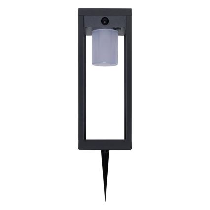 Hesperide - LED sončna svetilka s senzorjem gibanja PIKY LED/3,7V 2600 mAh 40 cm IP65 antracit