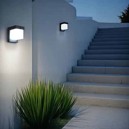 Hesperide - LED sončno stensko svetilo z zaznavalom gibanja MULTY LED/3,7V 2600 mAh IP65 antracit