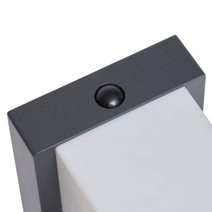 Hesperide - LED sončno stensko svetilo z zaznavalom gibanja MULTY LED/3,7V 2600 mAh IP65 antracit