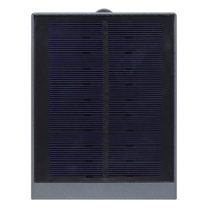 Hesperide - LED sončno stensko svetilo z zaznavalom gibanja MULTY LED/3,7V 2600 mAh IP65 antracit