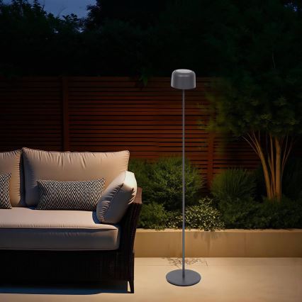 Hesperide - LED solarna svetilka BOLTY LED/3,7V 2600 mAh IP65 antracit