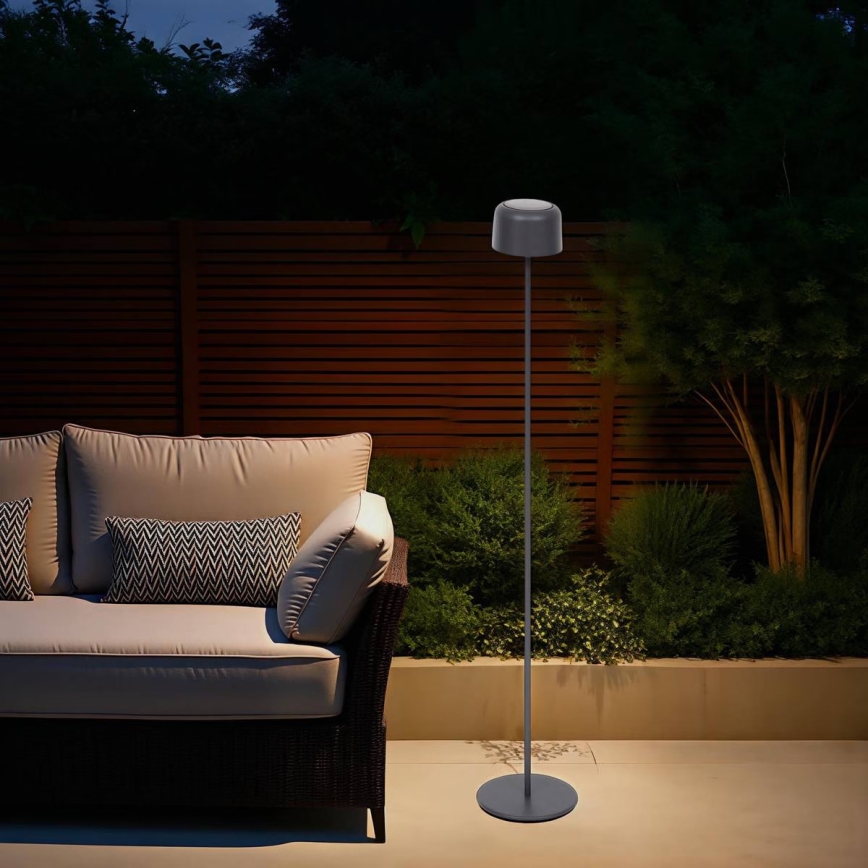 Hesperide - LED solarna svetilka BOLTY LED/3,7V 2600 mAh IP65 antracit