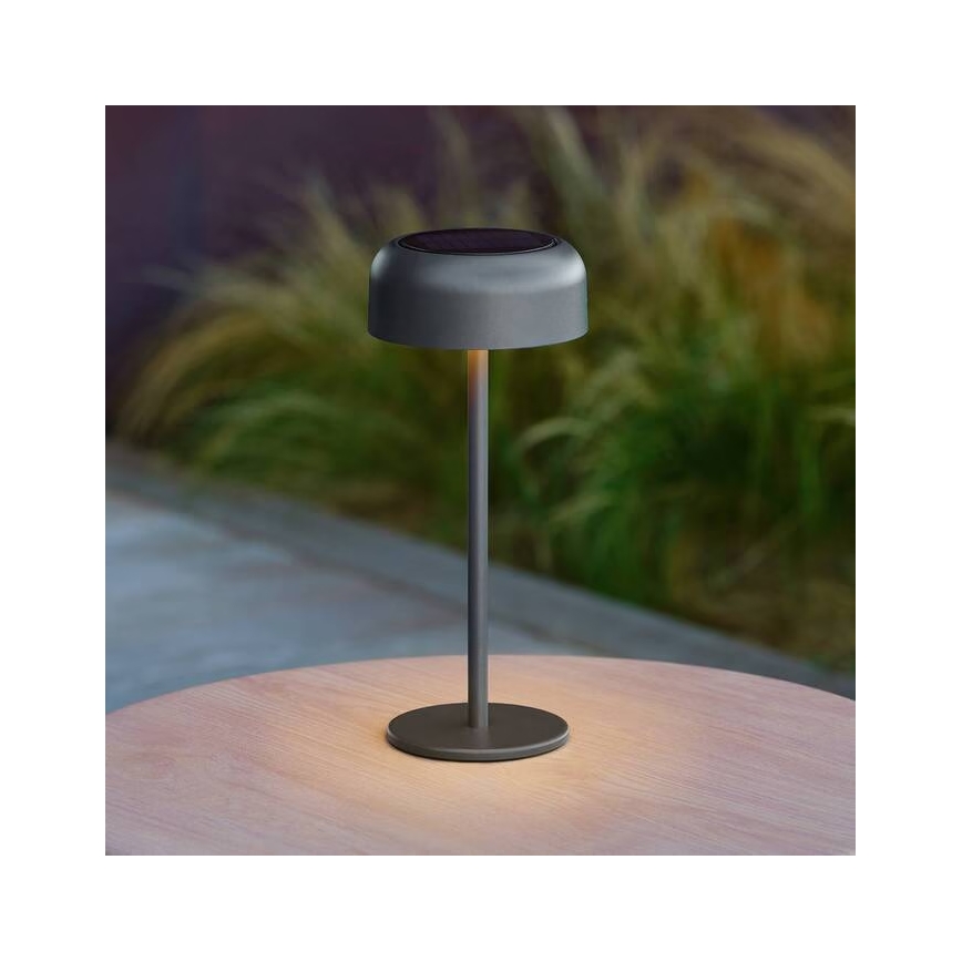 Hesperide - LED sončna namizna svetilka BOLTY LED/3,7V 2600 mAh IP65 antracitna