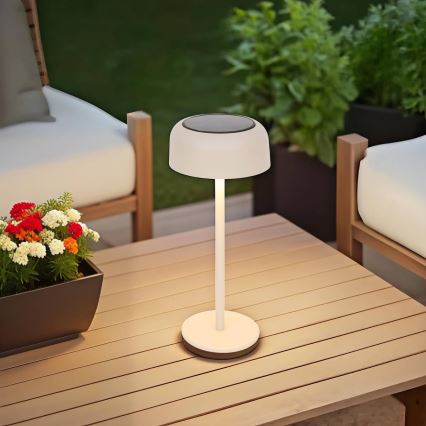 Hesperide - LED sončna namizna svetilka BOLTY LED/3,7V 2600 mAh IP65 bež