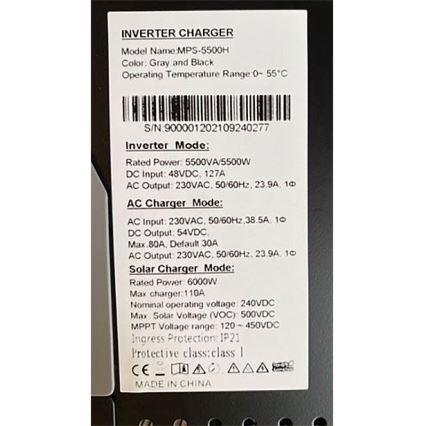 Hibridni pretvornik napetosti 6000W/48V