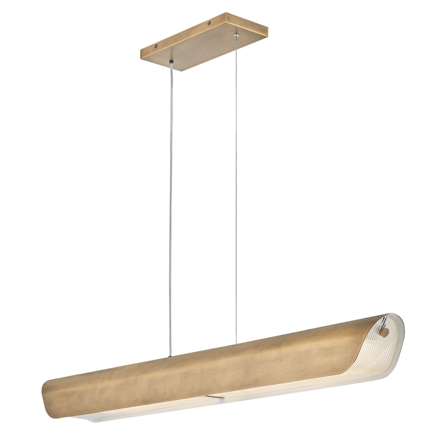 Hinkley - LED lestenec na kablu ARCO LED/43W/230V 3000K zlati