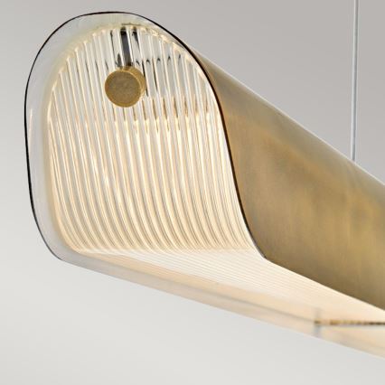 Hinkley - LED lestenec na kablu ARCO LED/43W/230V 3000K zlati
