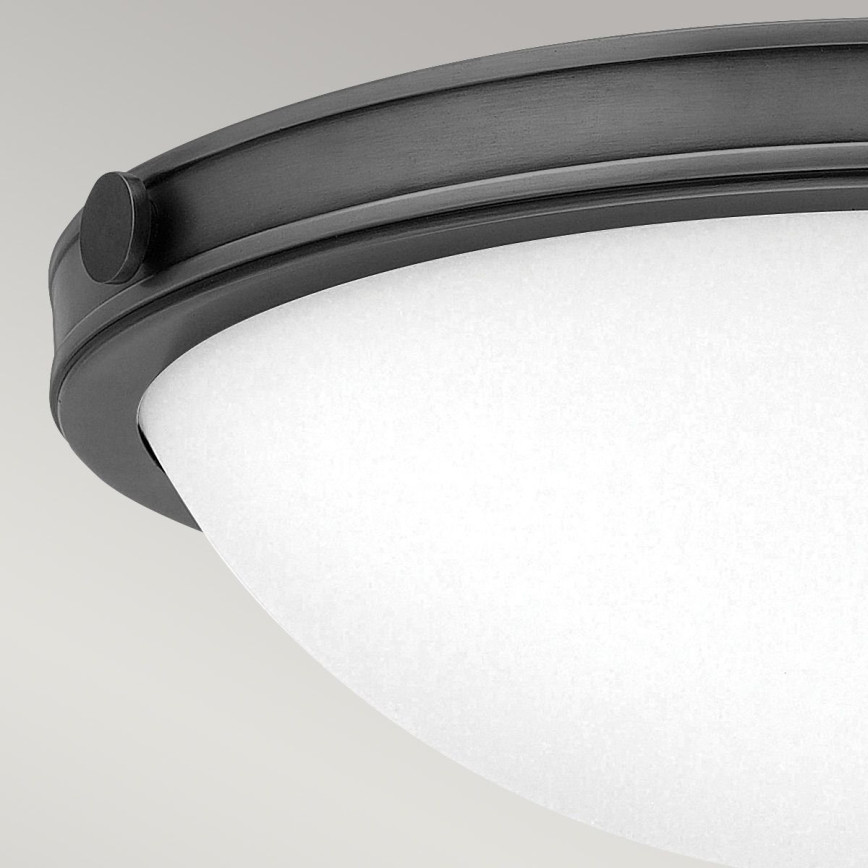 Hinkley - Stropna svetilka COLLIER 2xE27/40W/230V premer 34,6 cm črna