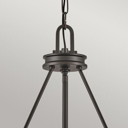 Hinkley - Lestenec na verigi COLLIER 4xE14/40W/230V premer 54,3 cm črna