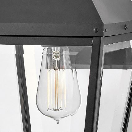 Hinkley - Zunanja stenska svetilka DAWSON M 1xE27/60W/230V IP44 črna