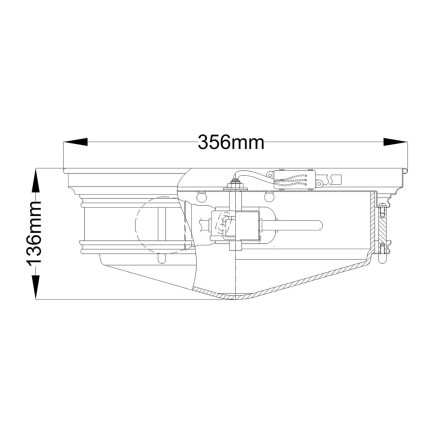 Hinkley - Stropna svetilka HADLEY 3xE27/40W/230V sijajni krom