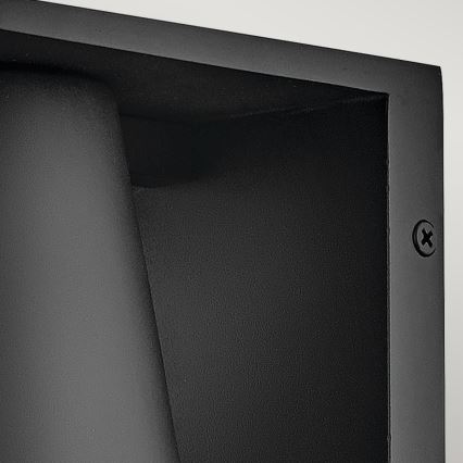 Hinkley - LED Zunanja stenska svetilka HANS 1xGU10/8W/230V IP44 črna