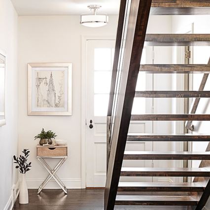 Hinkley - Pritrdljiv stropni lestenec HARPER 3xE27/60W/230V, premer 45,6 cm, sijajni krom