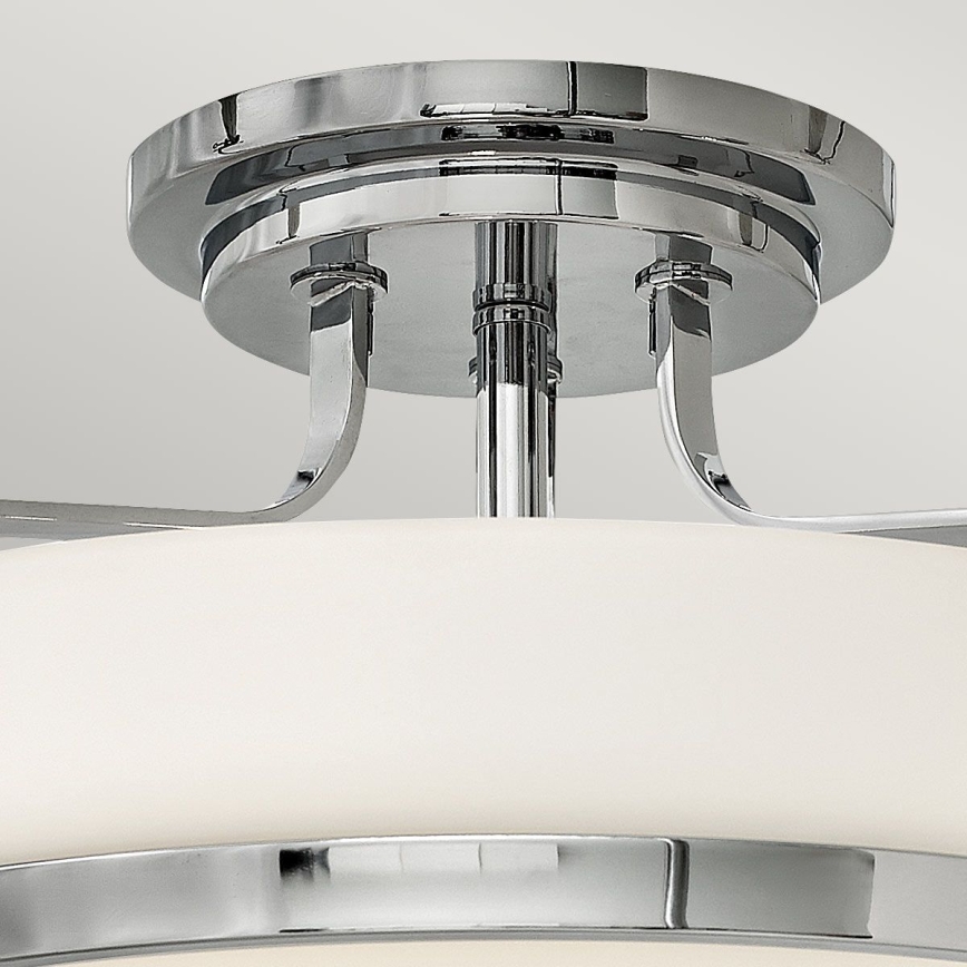 Hinkley - Pritrdljiv stropni lestenec HARPER 3xE27/60W/230V, premer 45,6 cm, sijajni krom