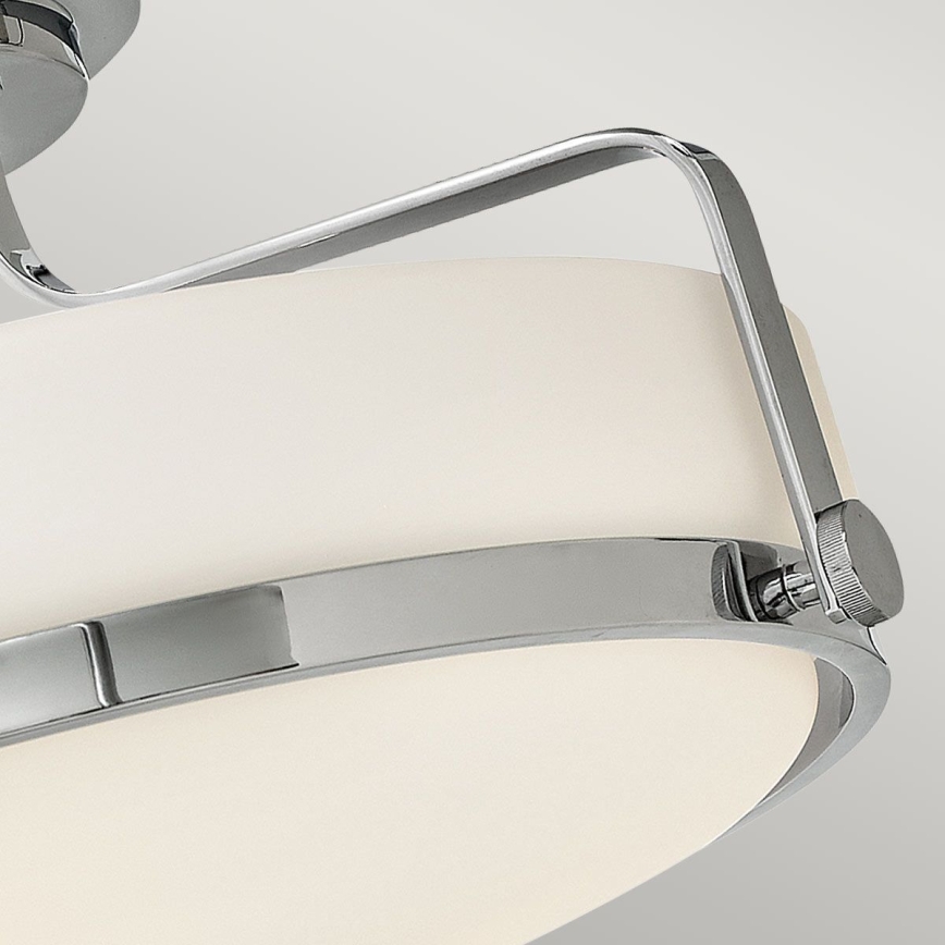 Hinkley - Pritrdljiv stropni lestenec HARPER 3xE27/60W/230V, premer 45,6 cm, sijajni krom